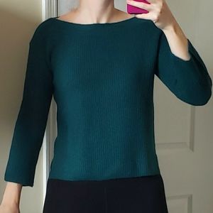 Leith Green Cozy Femme Pullover Sweater